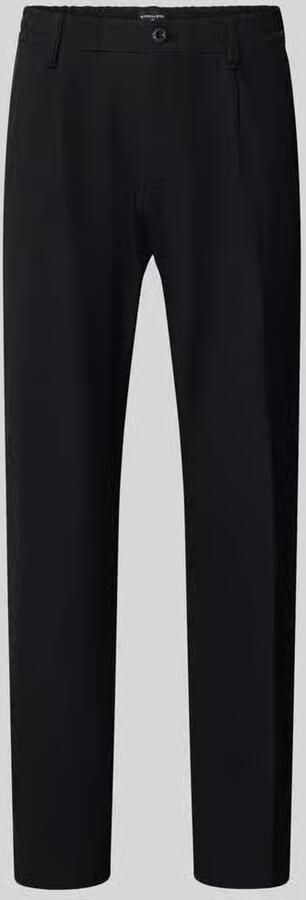 Strellson Regular fit bandplooibroek met persplooien model 'Lui'