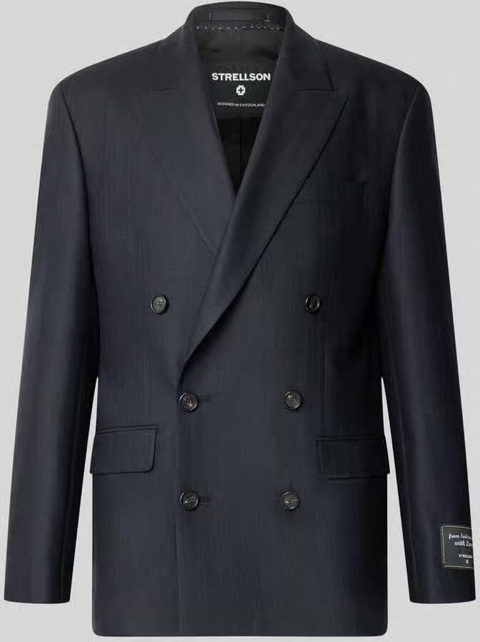 Strellson Regular fit colbert van puur katoen model 'Ashton5'