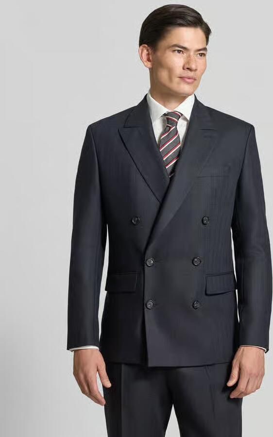 Strellson Regular fit colbert van puur katoen model 'Ashton5' - Foto 2