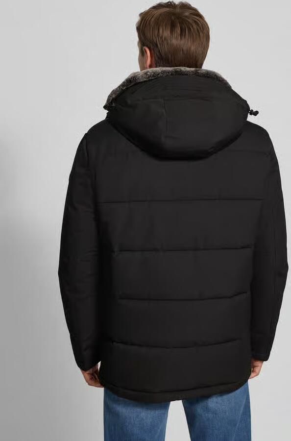 Strellson Regular fit gewatteerd jack met capuchon model 'PIAZZA'