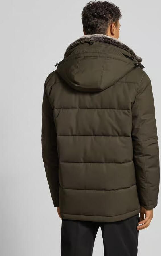 Strellson Regular fit gewatteerd jack met capuchon model 'PIAZZA'