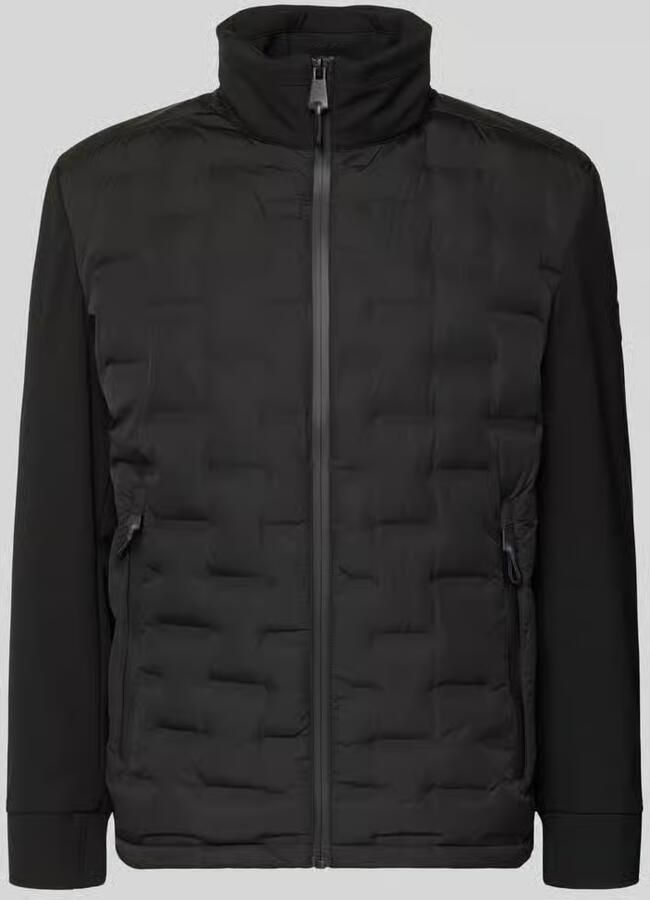 Strellson Regular fit gewatteerd jack met opstaande kraag model 'AVIO FLEX 2.0'