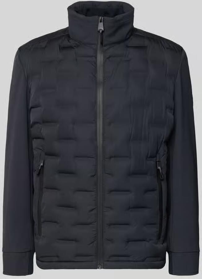 Strellson Regular fit gewatteerd jack met opstaande kraag model 'AVIO FLEX 2.0'