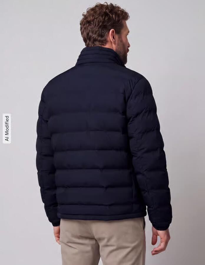 Strellson Regular fit gewatteerd jack met opstaande kraag model 'MODENA FUSED' - Foto 2