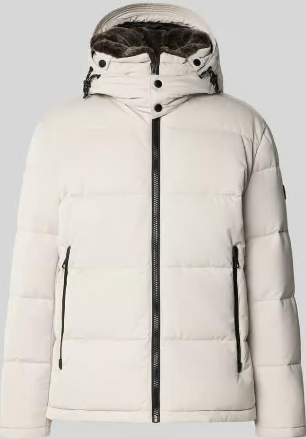 Strellson Regular fit gewatteerd jack met ritszakken model 'ARCOLA'