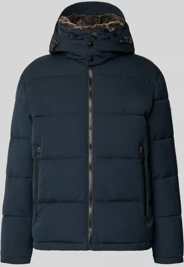 Strellson Regular fit gewatteerd jack met ritszakken model 'ARCOLA'