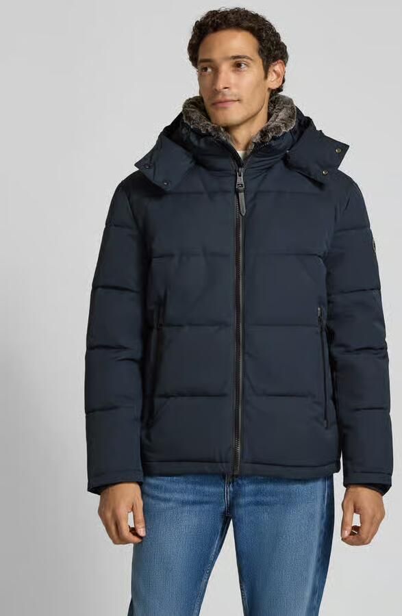 Strellson Regular fit gewatteerd jack met ritszakken model 'ARCOLA' - Foto 2
