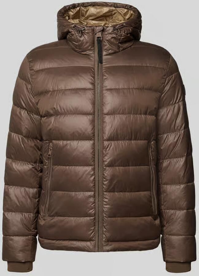 Strellson Regular fit gewatteerd jack met storm cuffs model 'BAVENO'