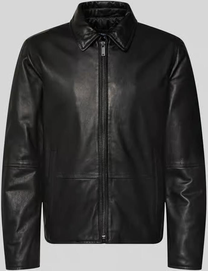 Strellson Regular fit jack van echt lamsleer model 'KELLAN'