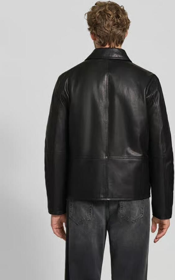 Strellson Regular fit jack van echt lamsleer model 'KELLAN' - Foto 2