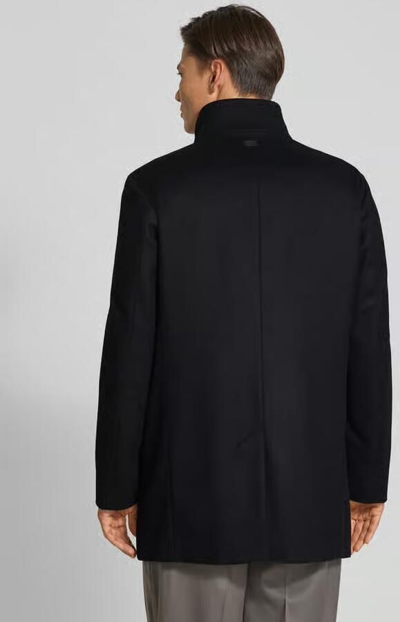 Strellson Regular fit lange jas met opstaande kraag model 'Finchley'