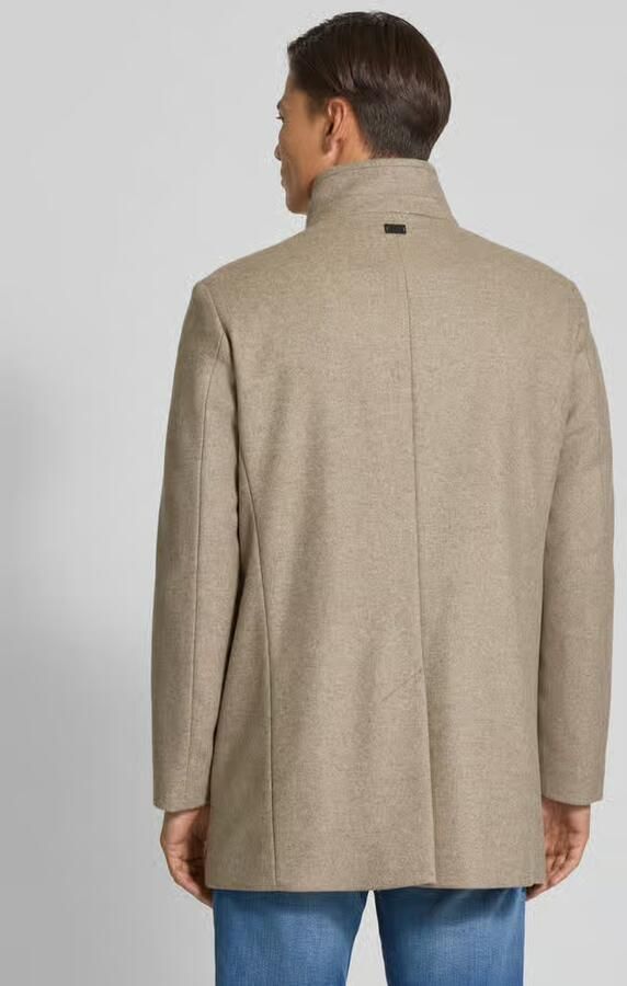 Strellson Regular fit lange jas met opstaande kraag model 'Finchley'