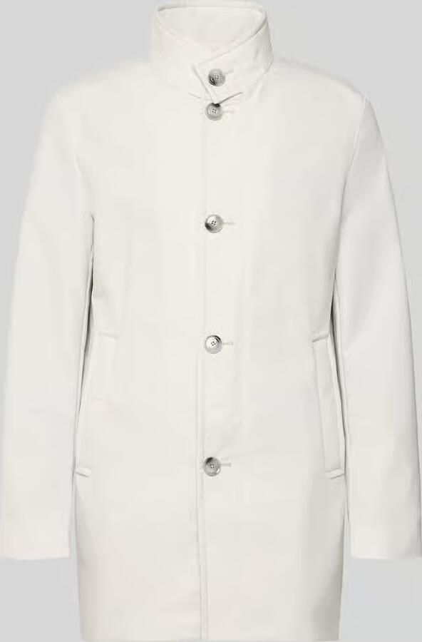 Strellson Regular fit lange jas met opstaande kraag model 'FYNN'
