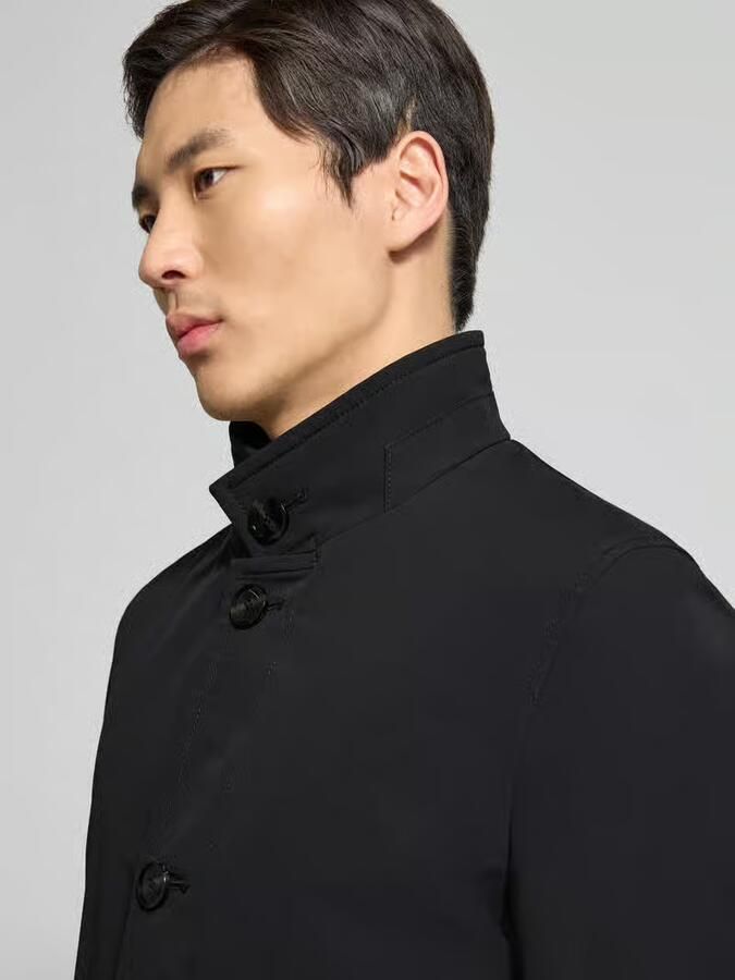 Strellson Regular fit lange jas met opstaande kraag model 'FYNN'