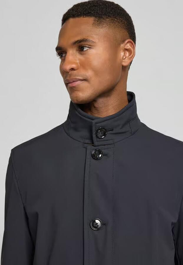 Strellson Regular fit lange jas met opstaande kraag model 'FYNN'
