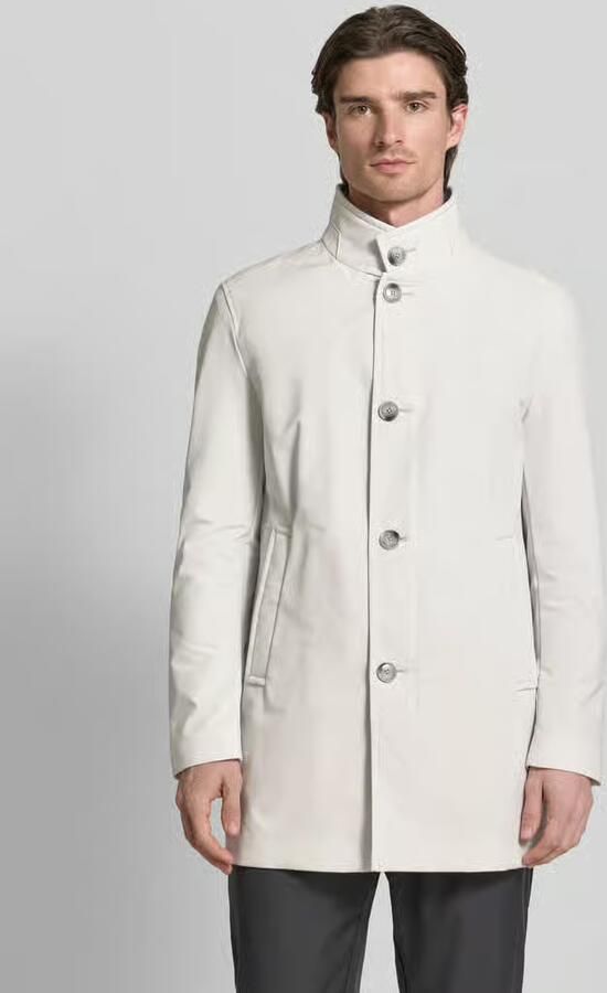 Strellson Regular fit lange jas met opstaande kraag model 'FYNN' - Foto 4
