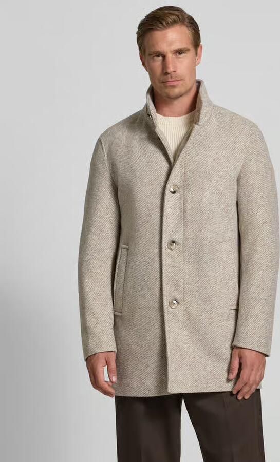 Strellson Regular fit lange jas met wol model '11 FYNN' - Foto 2