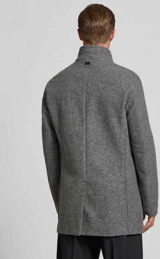 Strellson Regular fit lange jas met wol model '11 FYNN'