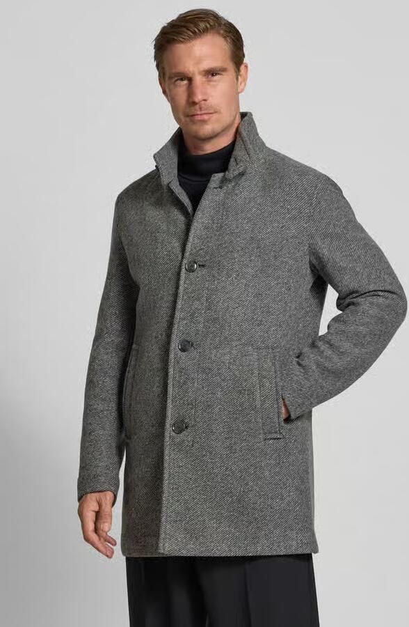 Strellson Regular fit lange jas met wol model '11 FYNN' - Foto 2