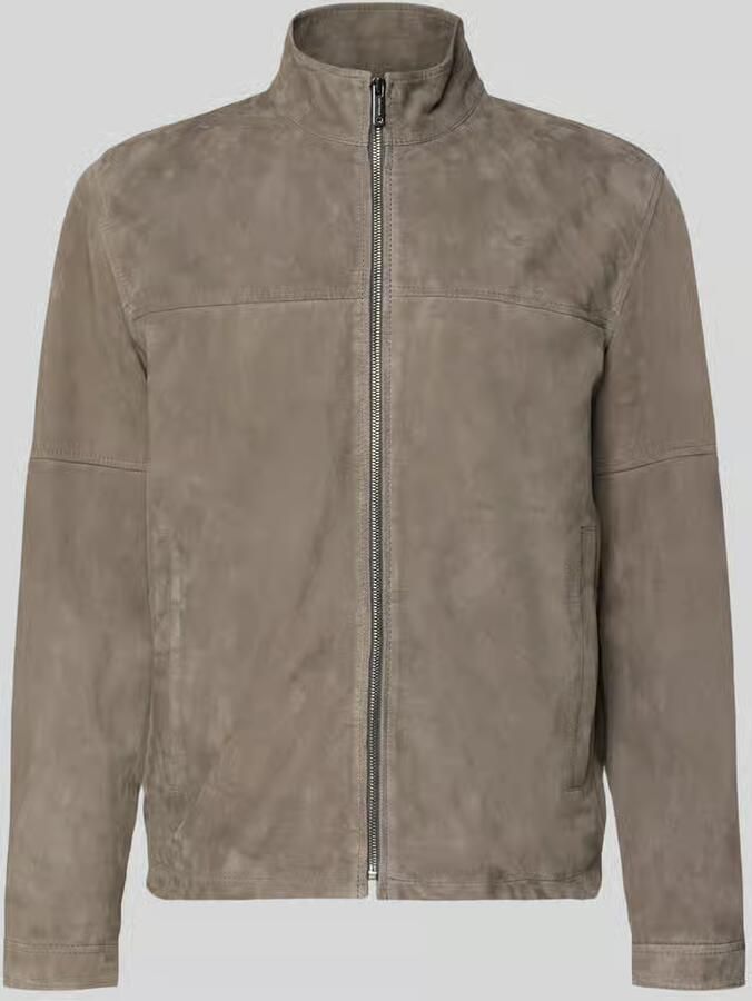 Strellson regular fit leren jas van echt geitenvelours model 'JIMMY-S' - Foto 2