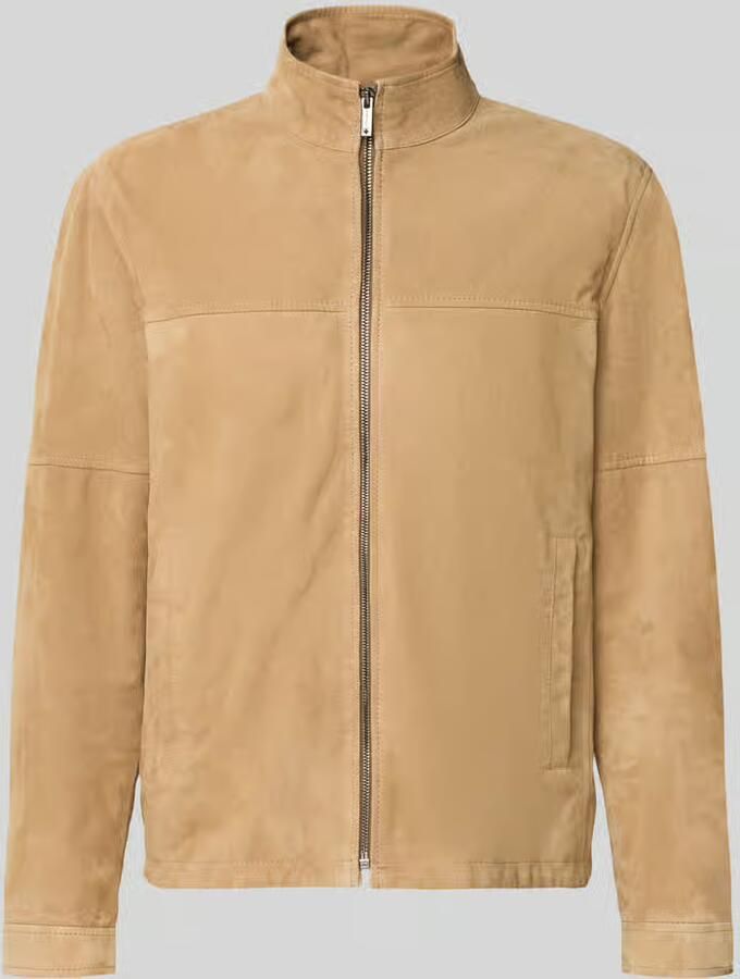Strellson regular fit leren jas van echt geitenvelours model 'JIMMY-S' - Foto 2