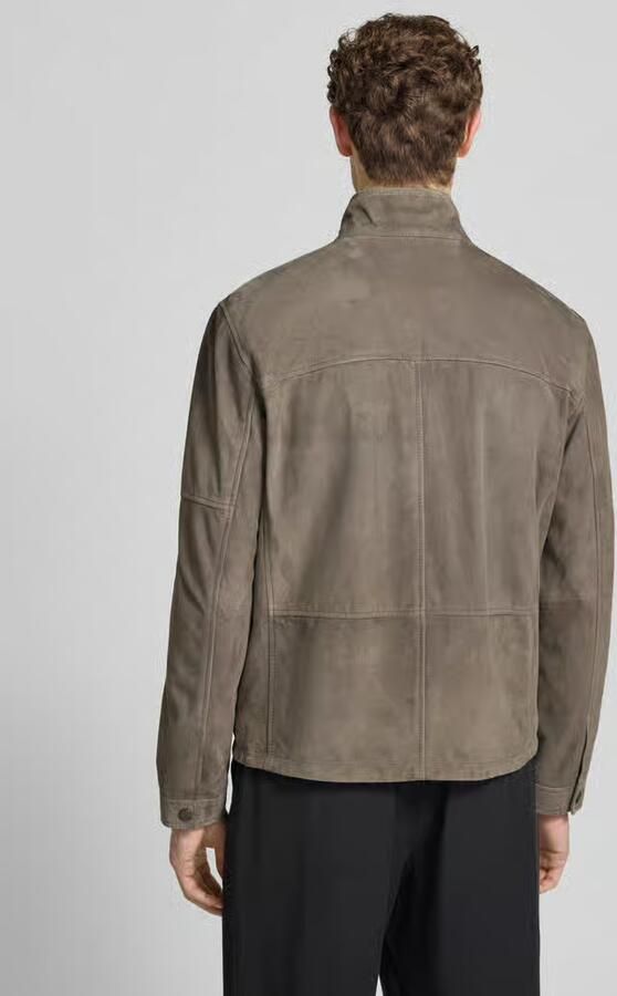 Strellson regular fit leren jas van echt geitenvelours model 'JIMMY-S' - Foto 3