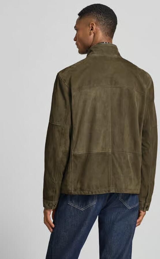 Strellson regular fit leren jas van echt geitenvelours model 'JIMMY-S' - Foto 2