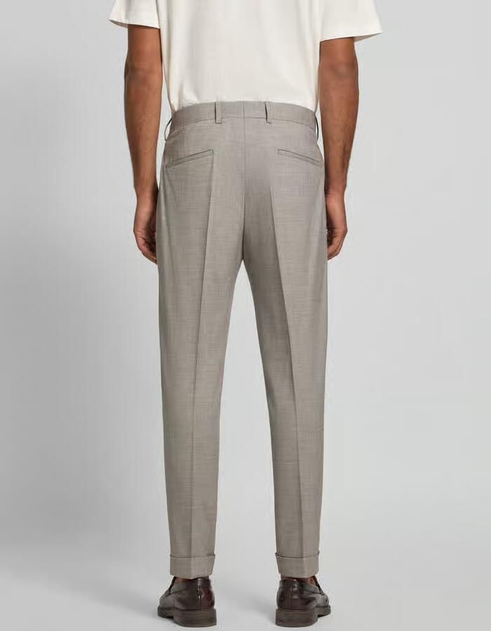 Strellson Regular fit pantalon met wol model 'LUIS'