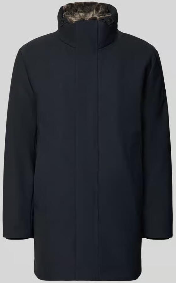 Strellson Regular fit parka met afneembare met imitatiebont model 'Flex'