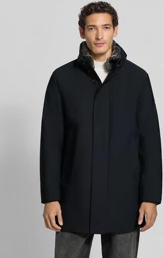 Strellson Regular fit parka met afneembare met imitatiebont model 'Flex' - Foto 2