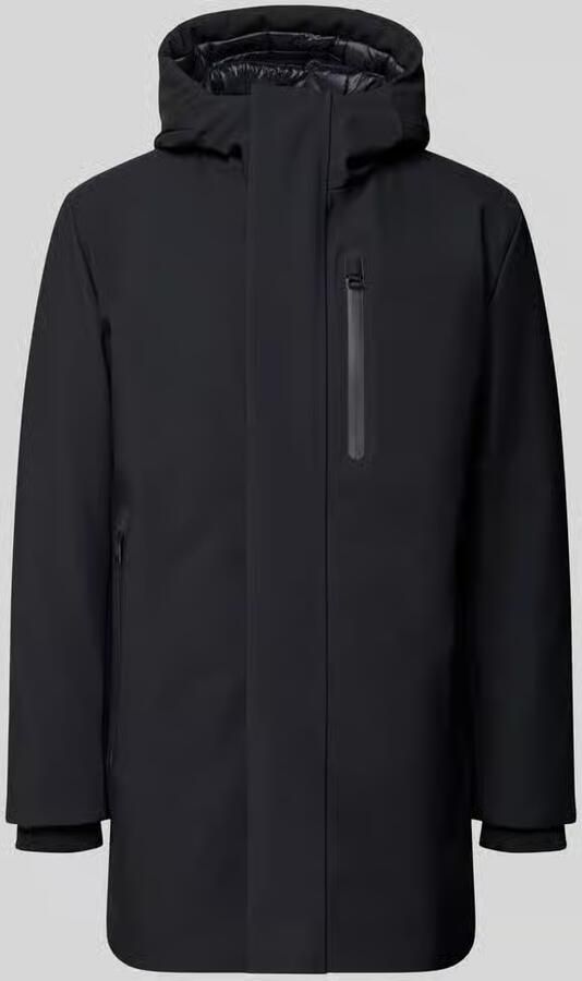 Strellson Regular fit parka met opstaande kraag model 'FLEX CROSS PARKA'