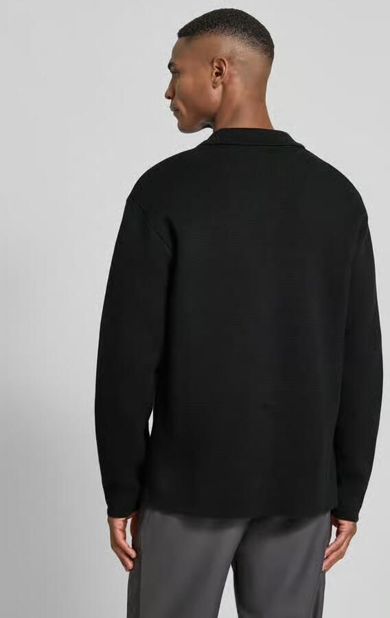 Strellson Regular fit poloshirt van een mix van katoen en wol model 'AIDEN'