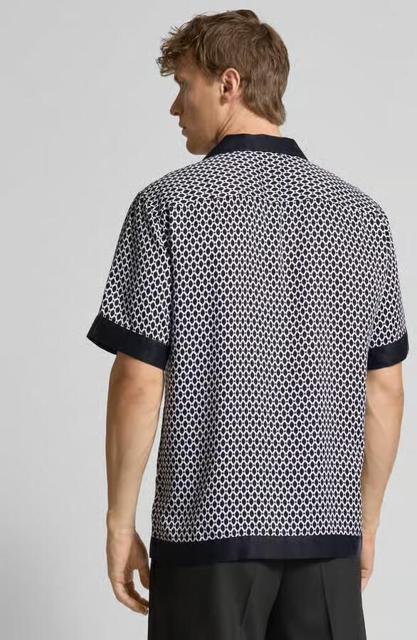 Strellson Regular fit poloshirt van lyocell model 'CAO'