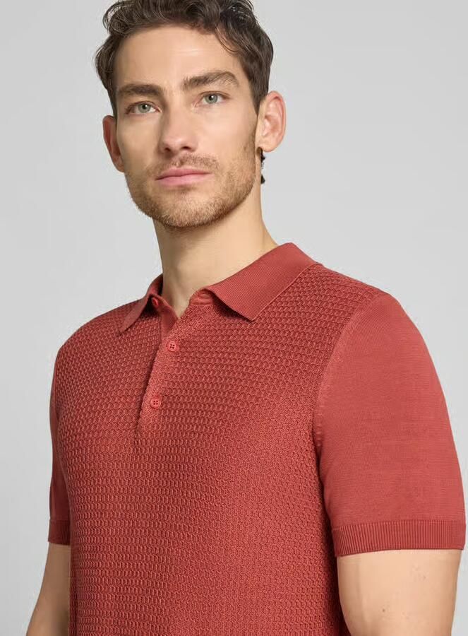 Strellson regular fit poloshirt van puur katoen