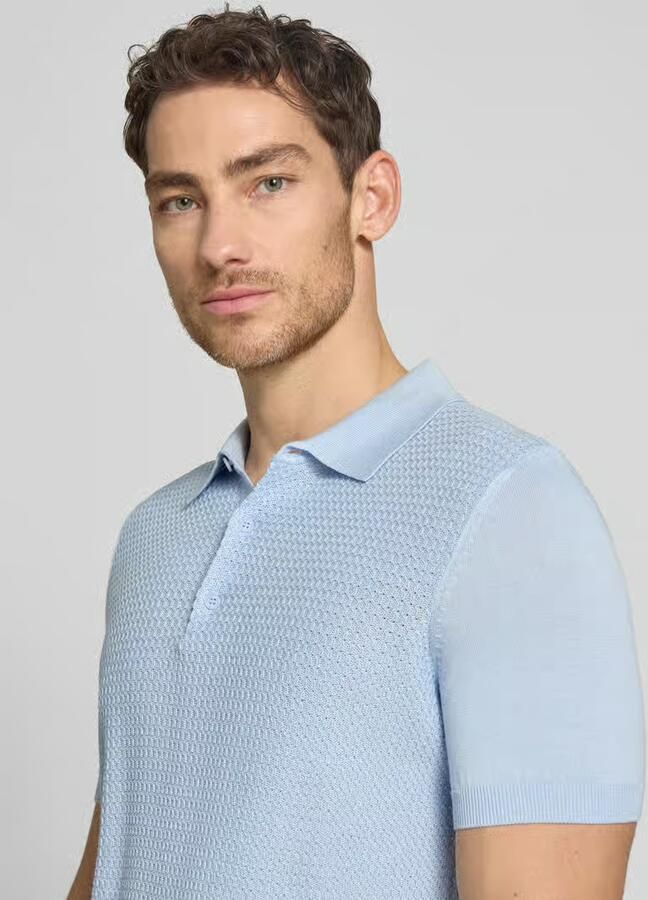 Strellson regular fit poloshirt van puur katoen