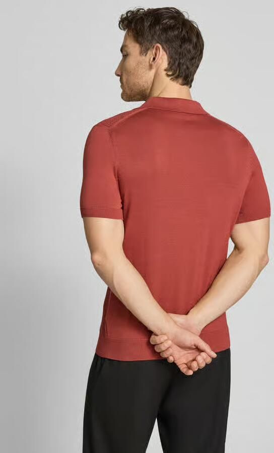 Strellson regular fit poloshirt van puur katoen
