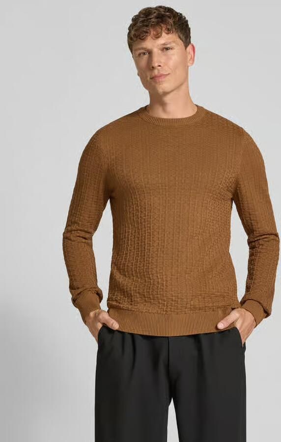 Strellson Regular fit pullover van pure katoen model 'Adrian' - Foto 2