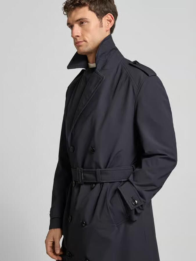 Strellson Regular fit trenchcoat met tailleriem model 'TRENCH SUMMER' - Foto 2