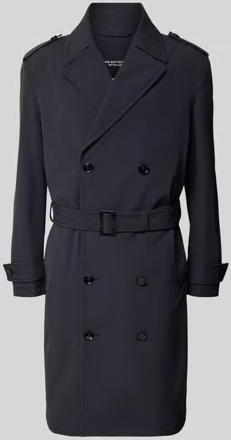 Strellson Regular fit trenchcoat met tailleriem model 'TRENCH SUMMER'