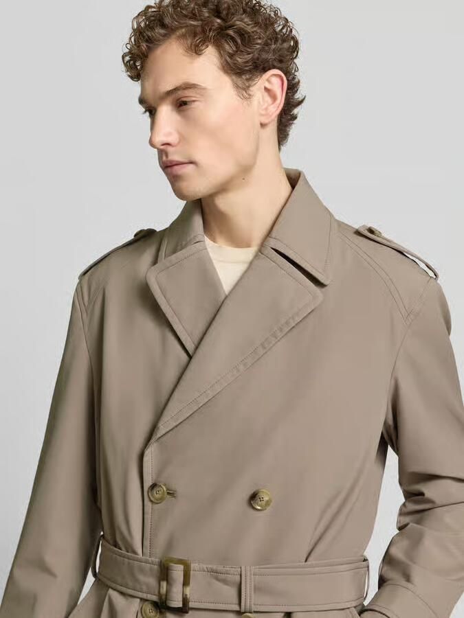 Strellson Regular fit trenchcoat met tailleriem model 'TRENCH SUMMER' - Foto 2