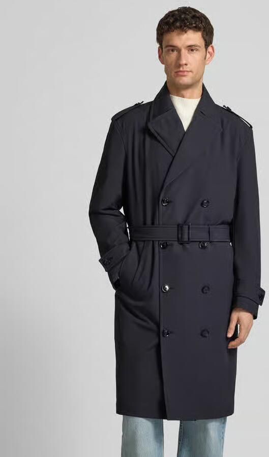 Strellson Regular fit trenchcoat met tailleriem model 'TRENCH SUMMER' - Foto 3