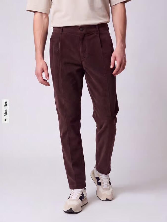 Strellson relaxed fit corduroy broek van katoenmix model 'Lui_2V-D' - Foto 2