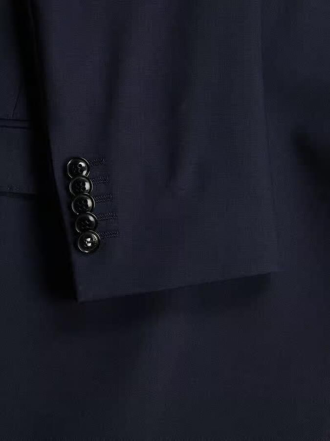 Strellson Slim fit 2-knoops colbert met vallende revers 'Flex Cross'
