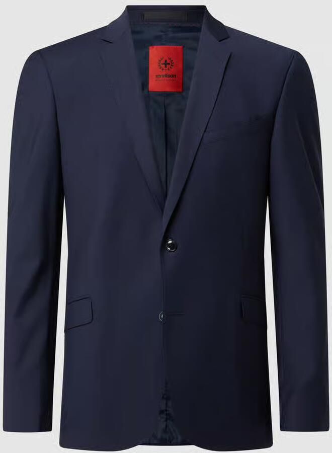 Strellson Slim fit 2-knoops colbert met vallende revers 'Flex Cross' - Foto 2