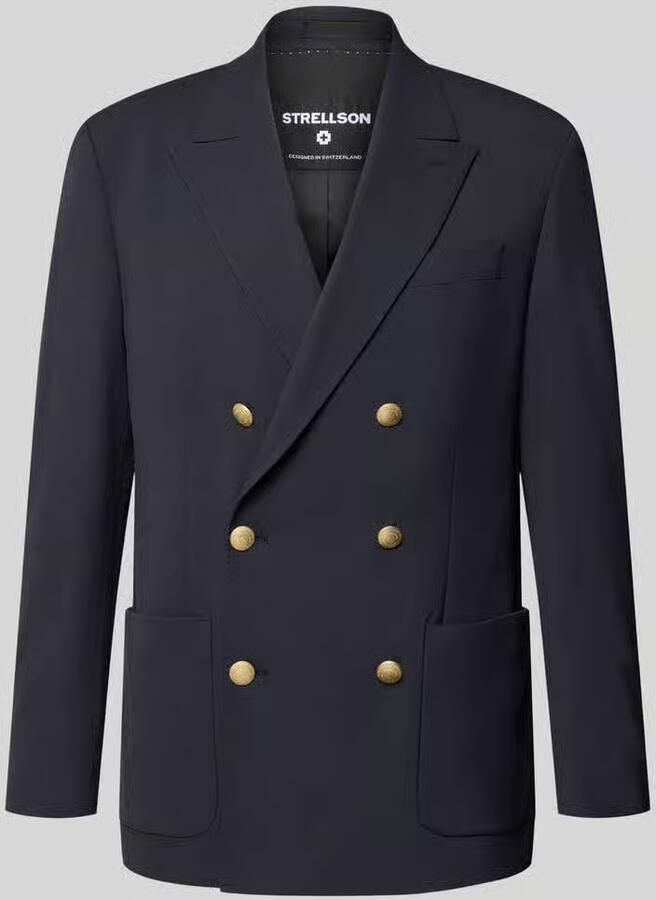 Strellson Slim fit colbert met wol model 'Ashton5'