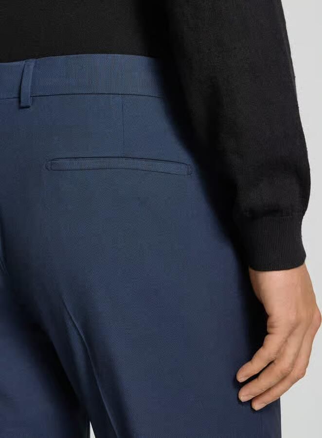 Strellson Slim fit pantalon met persplooien model 'Melwin'