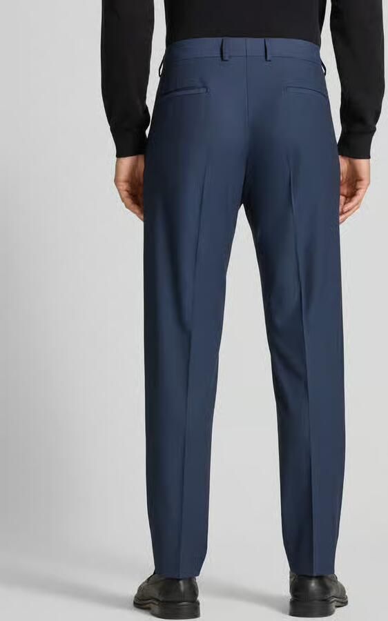 Strellson Slim fit pantalon met persplooien model 'Melwin' - Foto 2