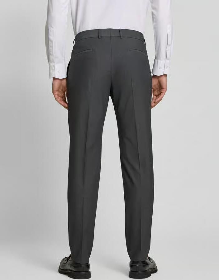 Strellson Slim fit pantalon met persplooien model 'Melwin'
