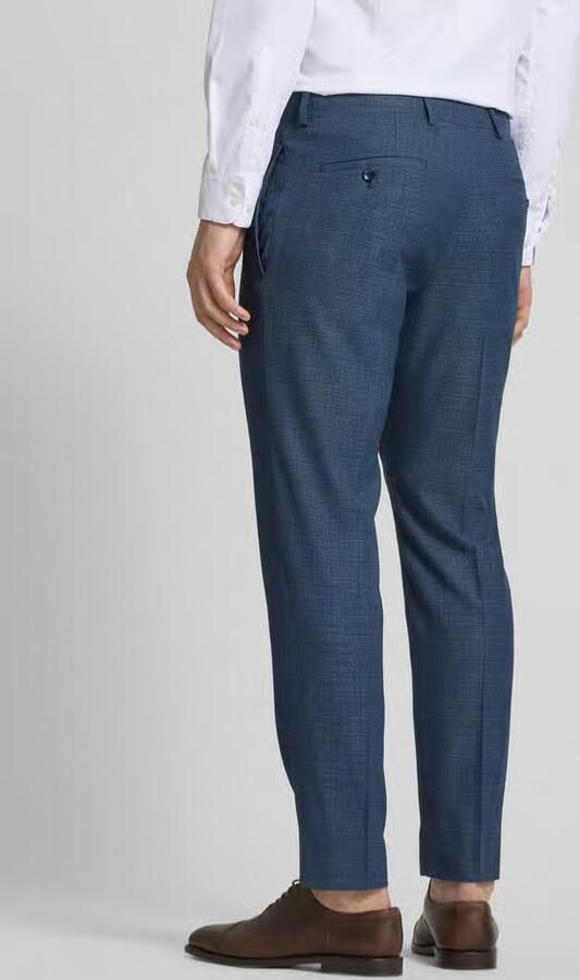 Strellson Slim fit pantalon met structuurmotief model 'Kynd3'
