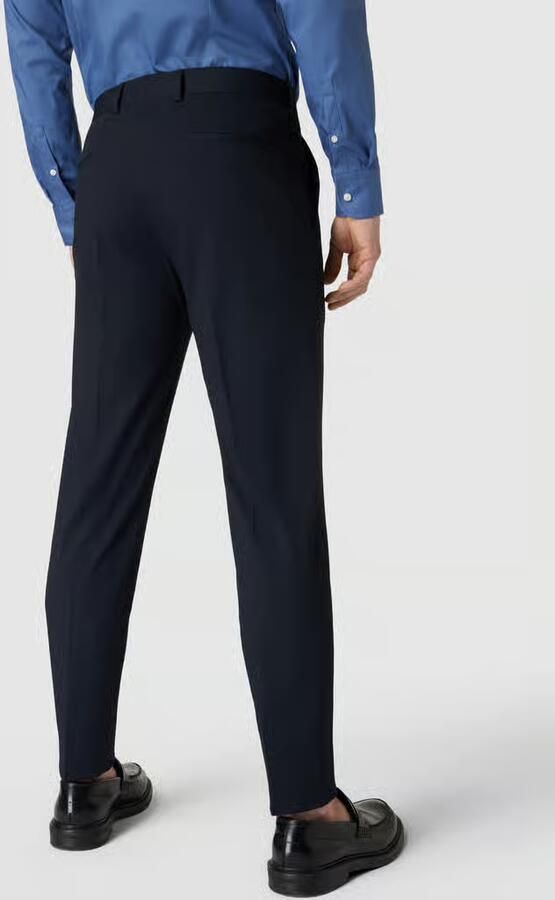 Strellson Slim fit pantalon van in marineblauw - Foto 3